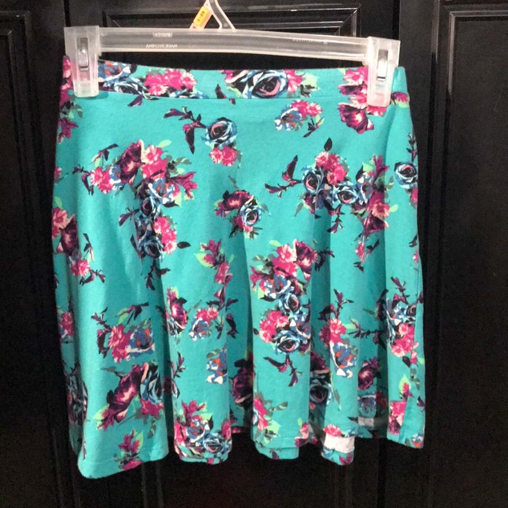 Floral skater skirt